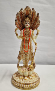 13" Maha Vishnu Standing on Lotus