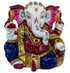 Metal Gaddi Ganesha Enamel