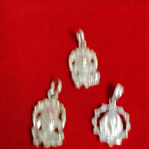 Pure silver Narasimha pendant