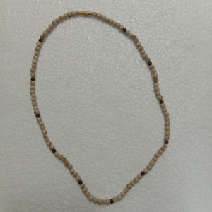 1R Neck Beads - 8 Tulsi and 1 Rosewood