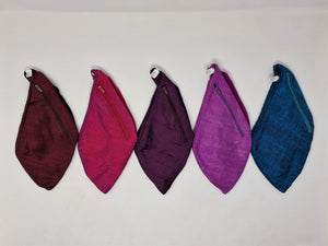 Bead Bag Raw Silk