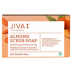 Almond Scrub Soap by Jiva Ayurveda