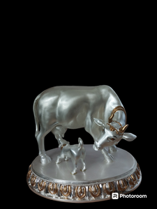 Silver Plated Cow