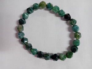 Moss Agate Star (8mm)