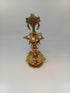 Brass Diya Lamp Green (AISN 18)