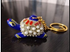 Metal Stone Work Tortoise Keychain