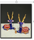 Metal Sitting Deer