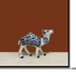 Metal Blue Pottery Camel