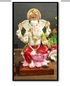 Resin Lotus Ganesh Statue