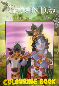 Govinda Protector of the Cows Colouring Book by Dinesh Dharma and Parvati Devi Dasi