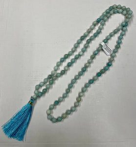 Amazonite Blue Mala