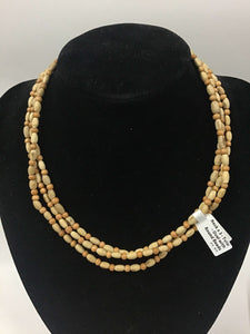 Oval with Round Beads - Three Rounds Tulsi