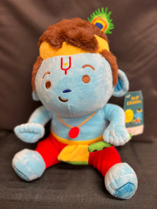 Baby Krishna Plush Soft Toy Medium 10"
