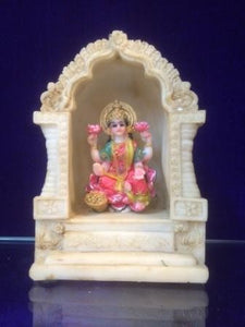 Altar with Laxmi Deity 5" Murti