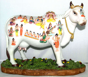 Sacred Cow Deity 11" Murti